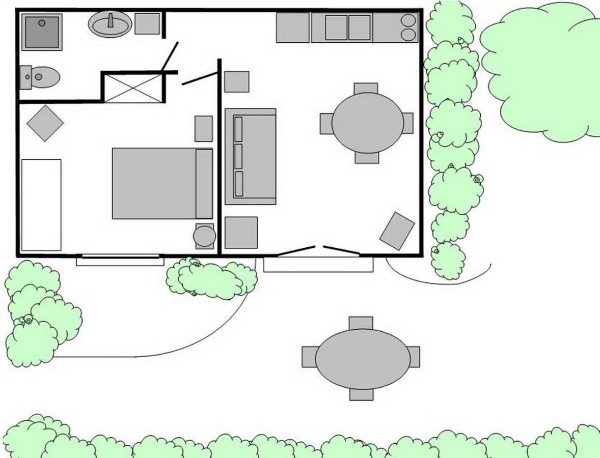Rdc-Villa_2Pieces 35M2_Domine La Plaine Entre Nimes_Cevennes_Mer Кальвисон Экстерьер фото